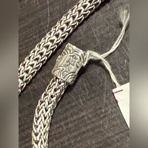 John Hardy 13” classic .925 woven chain/necklace